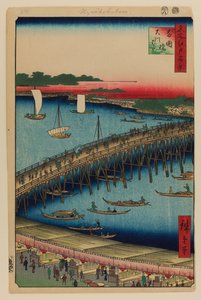 Ryogoku-brug en de Grote Rivieroever