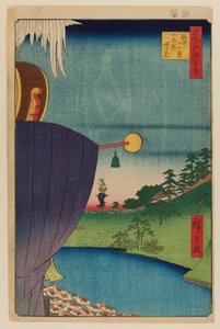 Sanno Festival optocht bij Kojimachi l-Chome door Ando or Utagawa Hiroshige