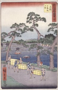 Shono door Ando or Utagawa Hiroshige