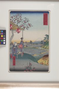 Theehuis Met Uitzicht Op Mt. Fuji In Zōshigaya (Zōshigaya Fujimi Chaya)