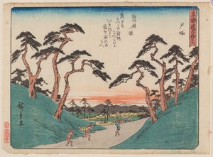 Totsuka door Ando or Utagawa Hiroshige