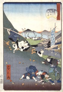 Uitzicht op Nishitomizaka in Koishikawa (Koishikawa Nishitomizaka No Kei)