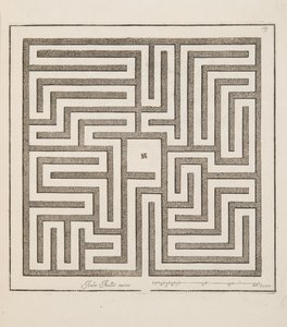 Ontwerp voor Parterre, uit Theatre des Plans et Jardinages, pub.1652
