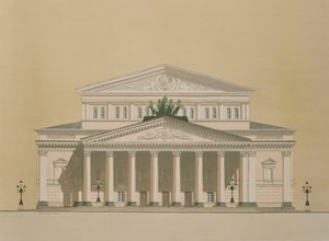 Bolsjojtheater, Moskou, Rusland door Andras Kaldor