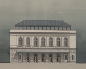 Teatro Comunale, Florence, Italië door Andras Kaldor