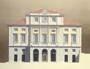 Nationaal Theater San Carlos, Lissabon, Portugal door Andras Kaldor
