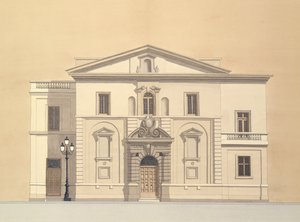Rossini Theater, Pesaro , Italië door Andras Kaldor