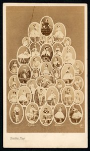 Balletdansers van de Parijse Opera (zwart-wit foto)