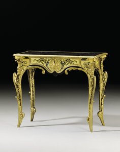 Louis XIV bureau plat, c.1700 door Andre Charles (attr. to) Boulle