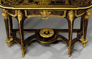 Een van een bijpassend paar Louis XIV pier tafels, ca. 1710