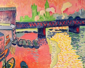Charing Cross Bridge, Londen door Andre Derain