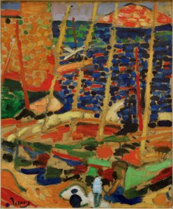 De haven van Collioure door Andre Derain