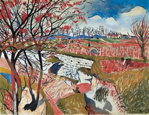 "Wijngaarden in de lente