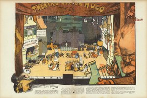 Eeuwfeest van de geboorte van Victor Hugo, illustratie voor Le Rire