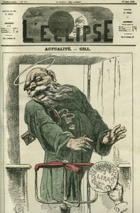 Actualiteit, Sint-Pieter weigert de munten van de paus om terug te keren naar het paradijs. Omslag in 