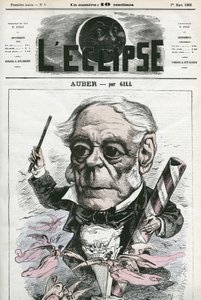 Auber Daniel-Francois-Esprit (1782-1871), Franse muzikant door Andre Gill
