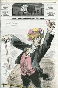 Karikatuur De Saltimbanks, rip! Niet vechten! door Andre Gill