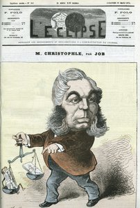 Cartoon door Albert Christophle, Franse politicus. Omslag in 