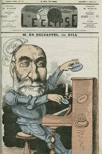 Cartoon door Gabriel de Belcastel (1821-1890), Franse politicus. Omslag in 