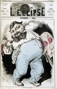 Cartoon door Gustave Courbet - in 