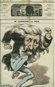 Cartoon door Jean-Charles Langlois door Andre Gill