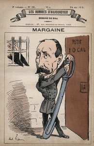 Cartoon van Camille Henri Margaine 1829-1893 uit 