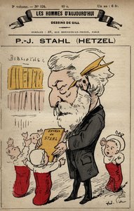 Cartoon van Pierre Jules Hetzel uit 