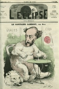 Gustave Lambert, Franse ontdekkingsreiziger en wetenschapper. Omslag in 