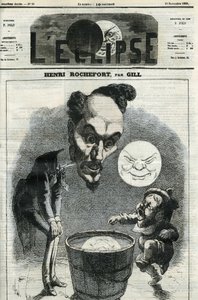 Henri Rochefort (1831-1913), Franse journalist, schrijver en politicus. Omslag in L