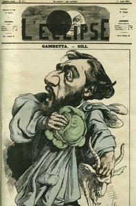 Léon Gambetta (1838-1882), Franse politicus. Omslag in 