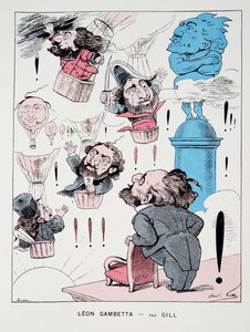 Leon Gambetta, uit Histoire de la Troisieme Republique, Vol. I, l