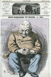 Kleine man leeft nog, cartoon door Adolphe Thiers (1797-1877), Franse staatsman. Omslag in 