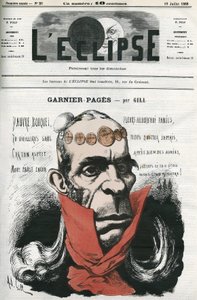 Louis Antoine Garnier-Pages (1803-1878), Franse politicus. Omslag in L