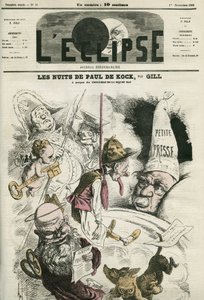 Paul de Kock (1793-1871) Franse populaire schrijver. Omslag in 