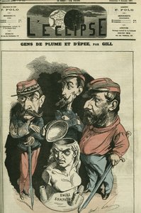 Mensen van pen en zwaard: Louis Leon Faidherbe (1818-1889), Franse militair, Camille Cremer (1840-1876), Franse generaal, en Philippe Toussaint Joseph Bordone (1821-1892), arts en militair. Omslag in 