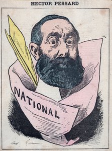 Portret van Hector Pessard, Franse journalist en eigenaar van de krant 