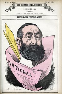 Portret van Hector Pessard, Franse journalist en eigenaar van de krant 