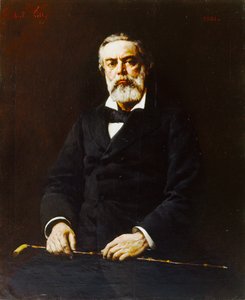 Portret van Jules Vallès, 1881 door Andre Gill