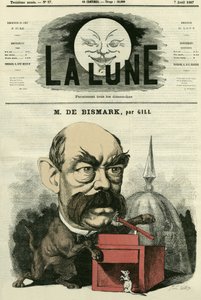 Portret van Otto von Bismarck (1815-1898), Duitse kanselier door Andre Gill