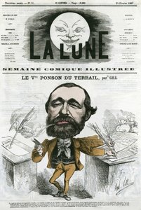 Portret van Viconte Ponson du Terrail