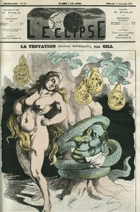 De verleiding, de Republiek-Eva verleid door de Orleans-Slang. Omslag in 