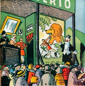 Illustratie door André Hellé uit Fables de la Fontaine, 1922, 1929