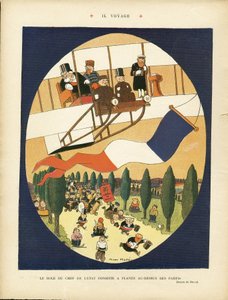 Illustratie van Andre Helle (1875-1945) in Le Rire door Andre Helle