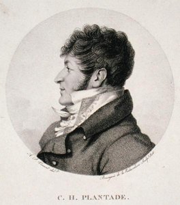 Portret van Charles-Henri Plantade (1764-1839) 1806 (gravure) door Andre Paul (after) Vincent
