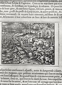 Landing, uit Cosmographie universelle door Andre Thevet, 1575 door Andre Thevet