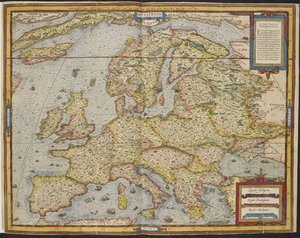 Kaart van Europa, La Cosmographie Universelle d