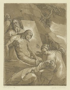 Graflegging van Christus door Andrea Andreani