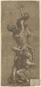 De Verkrachting van een Sabijnse, 1584 door Andrea Andreani