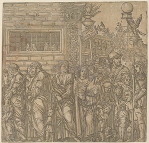 De Triomf van Julius Caesar, 1599 door Andrea Andreani