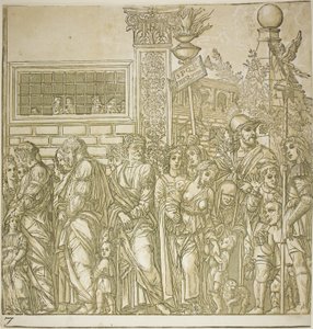 Triomf van Caesar door Andrea Andreani